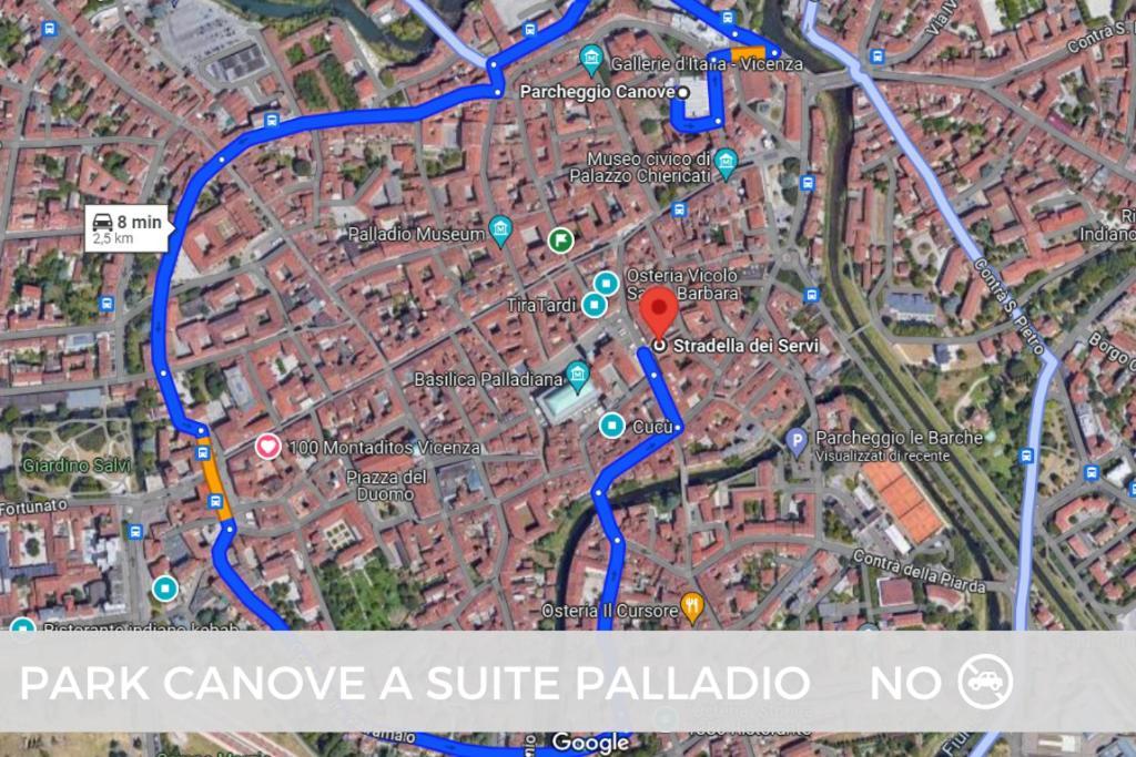 Suite Palladio Centro Vicenza A 2 Passi Da Piazza Dei Signori Check-In Veloce Екстериор снимка