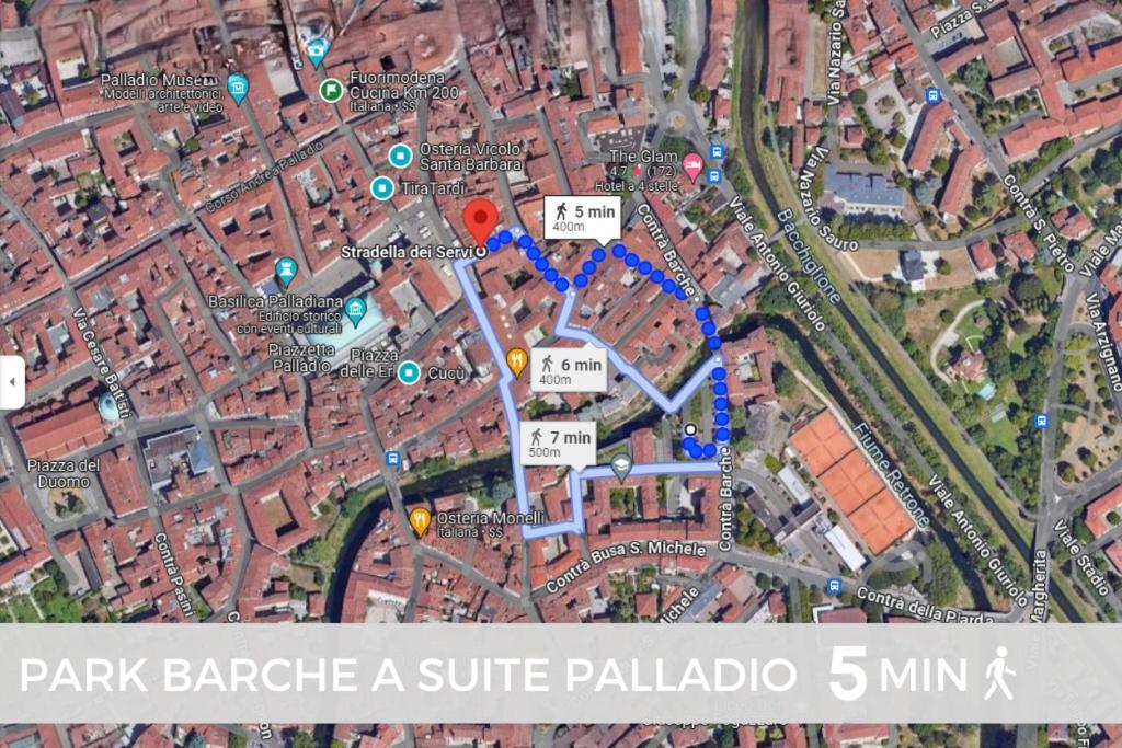 Suite Palladio Centro Vicenza A 2 Passi Da Piazza Dei Signori Check-In Veloce Екстериор снимка